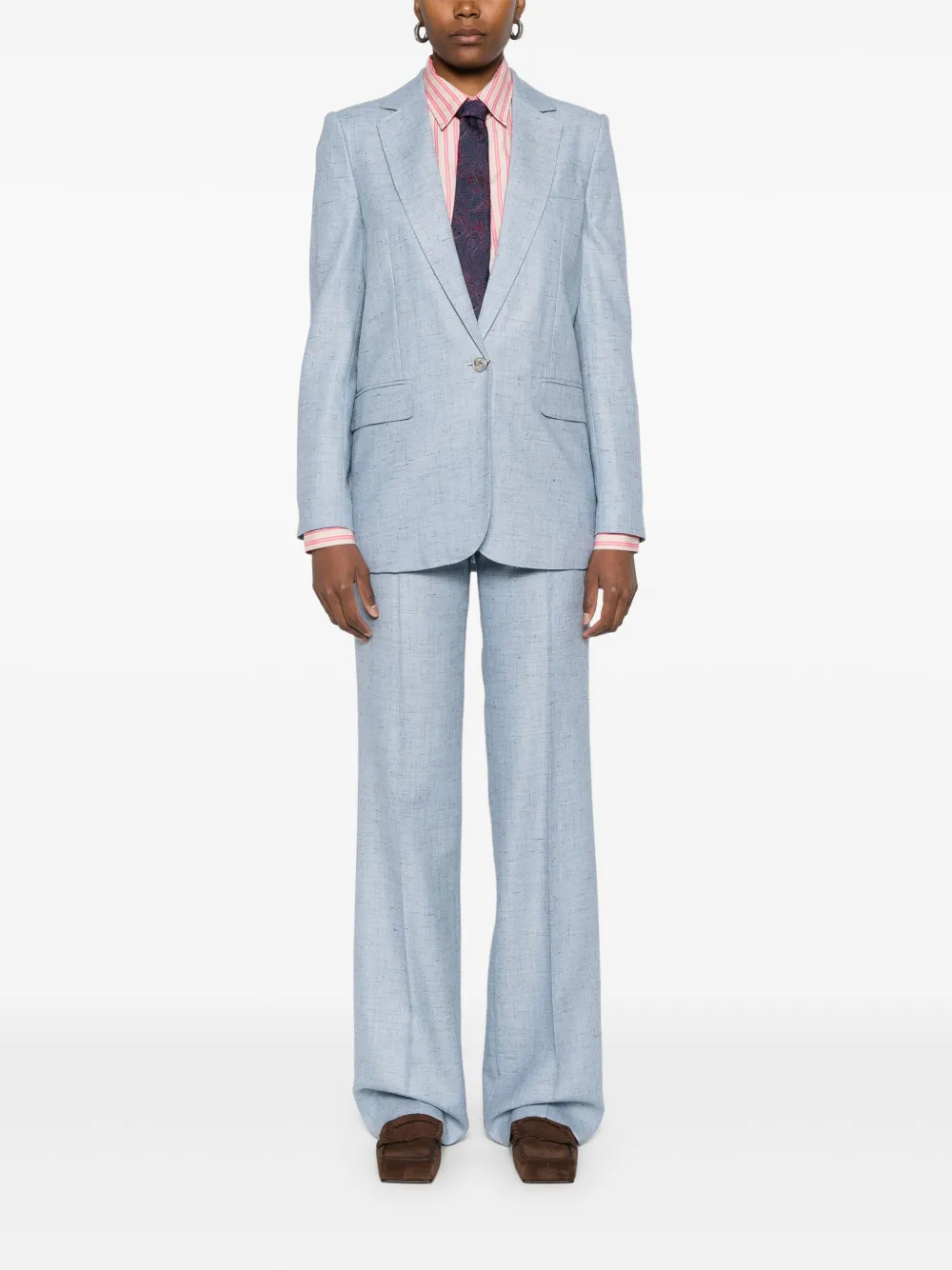 ETRO Broek met spikkels - Blauw