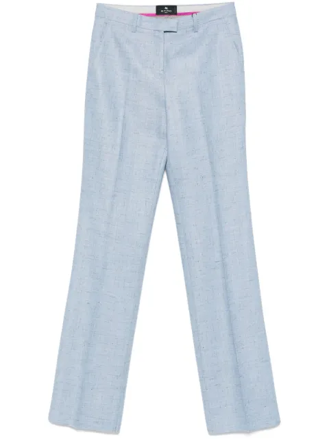 ETRO speckled trousers