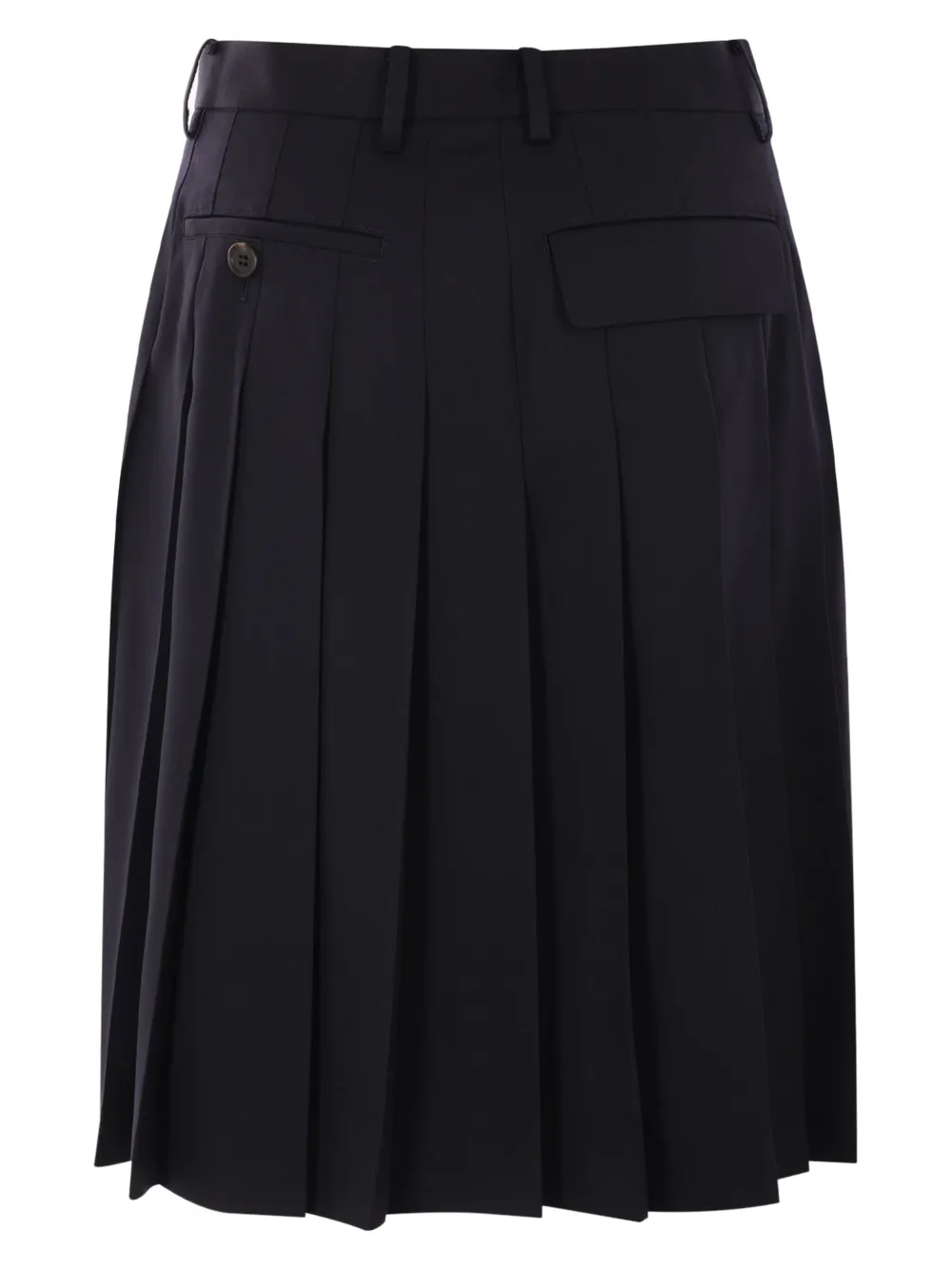 Undercover Wollen geplooide skort - Blauw