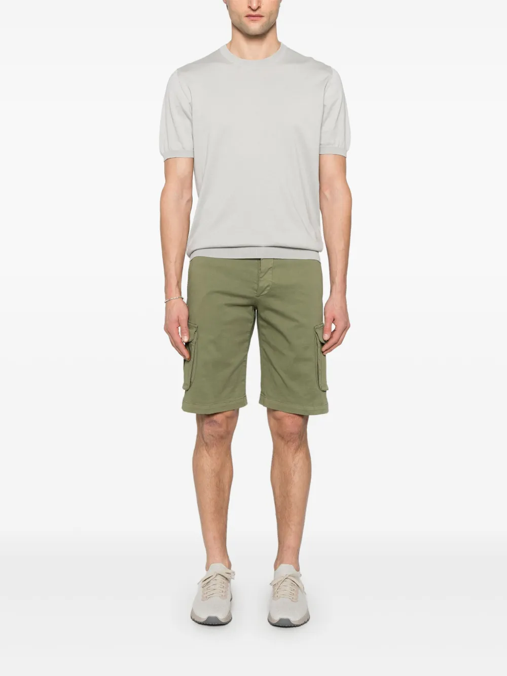 Kiton Cargo shorts - Groen