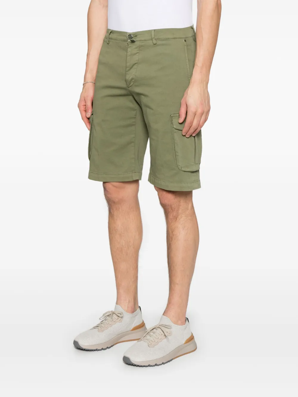Kiton Cargo shorts Groen