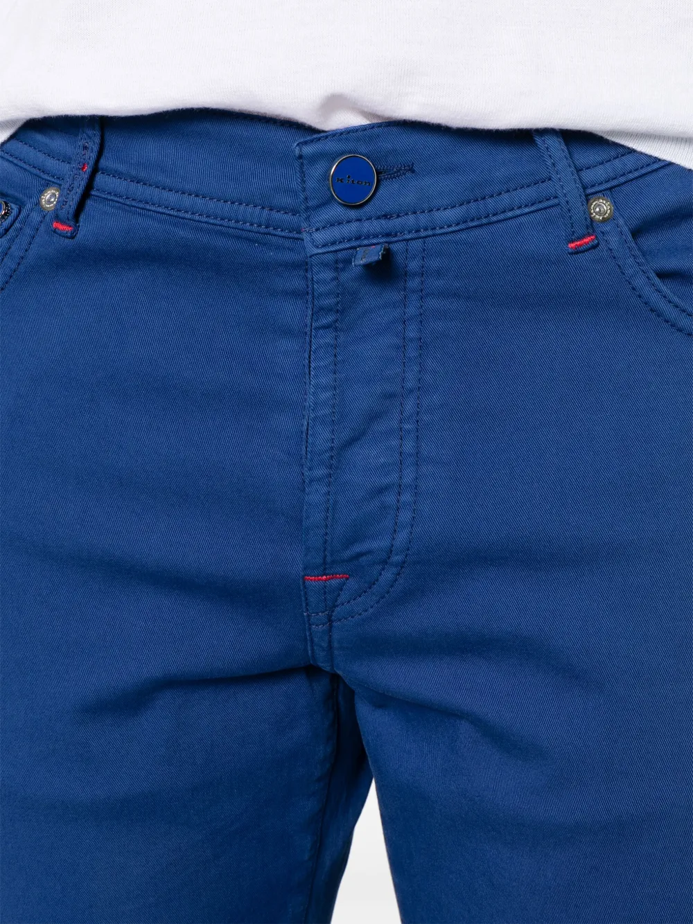 KITON COTTON TROUSERS 