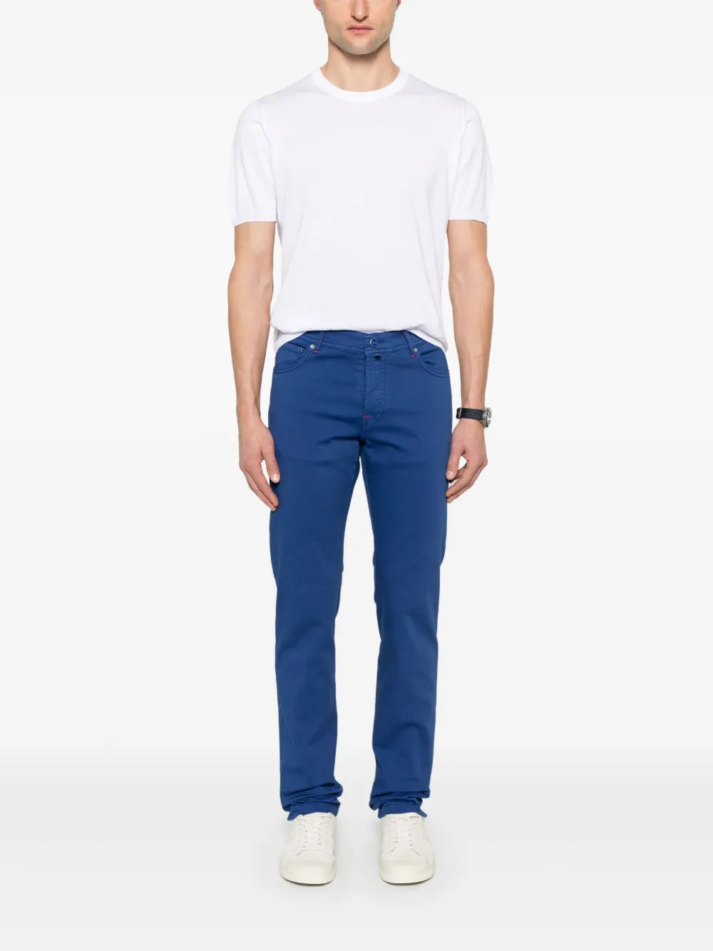 KITON COTTON TROUSERS 
