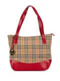 Burberry Pre-Owned 2000-2017 Haymarket Check Canvas tote bag - Brown