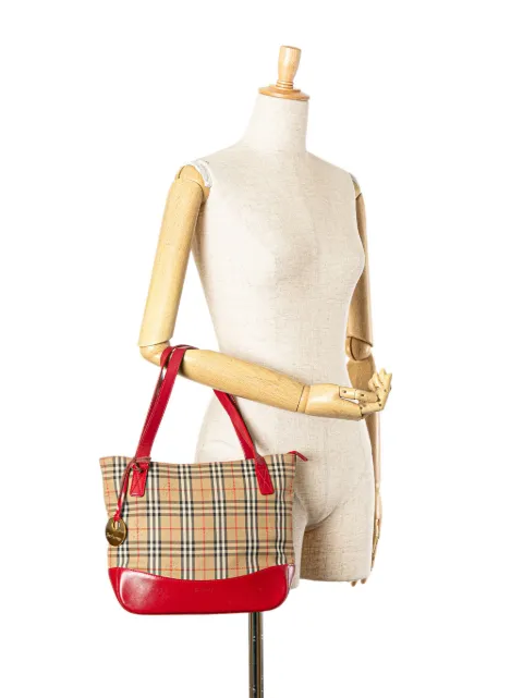 Burberry Pre-Owned 2000-2017 Haymarket Check Canvas tote bag NGHYJYRMS6J0YQRU - 1
