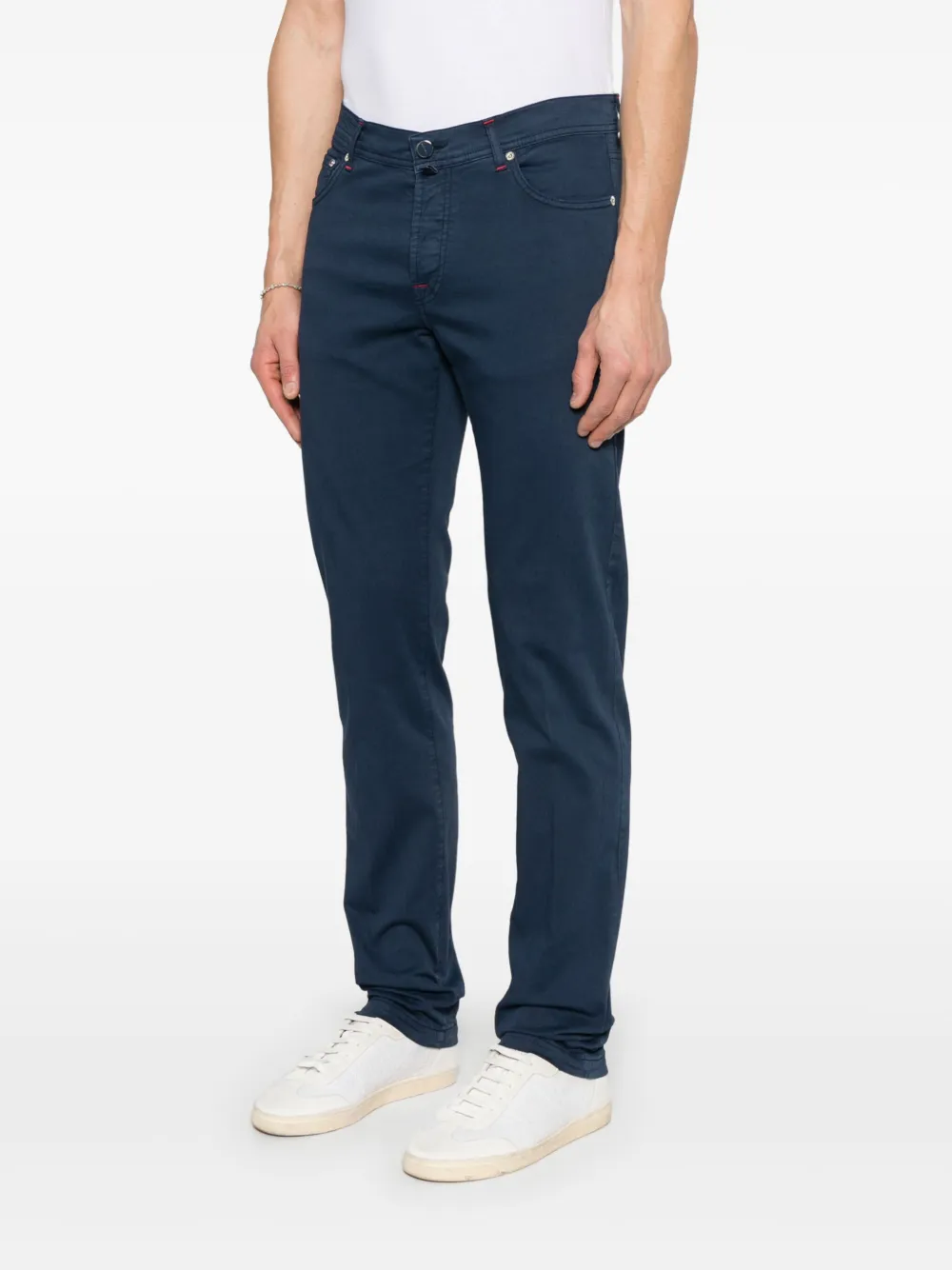 KITON COTTON TROUSERS 