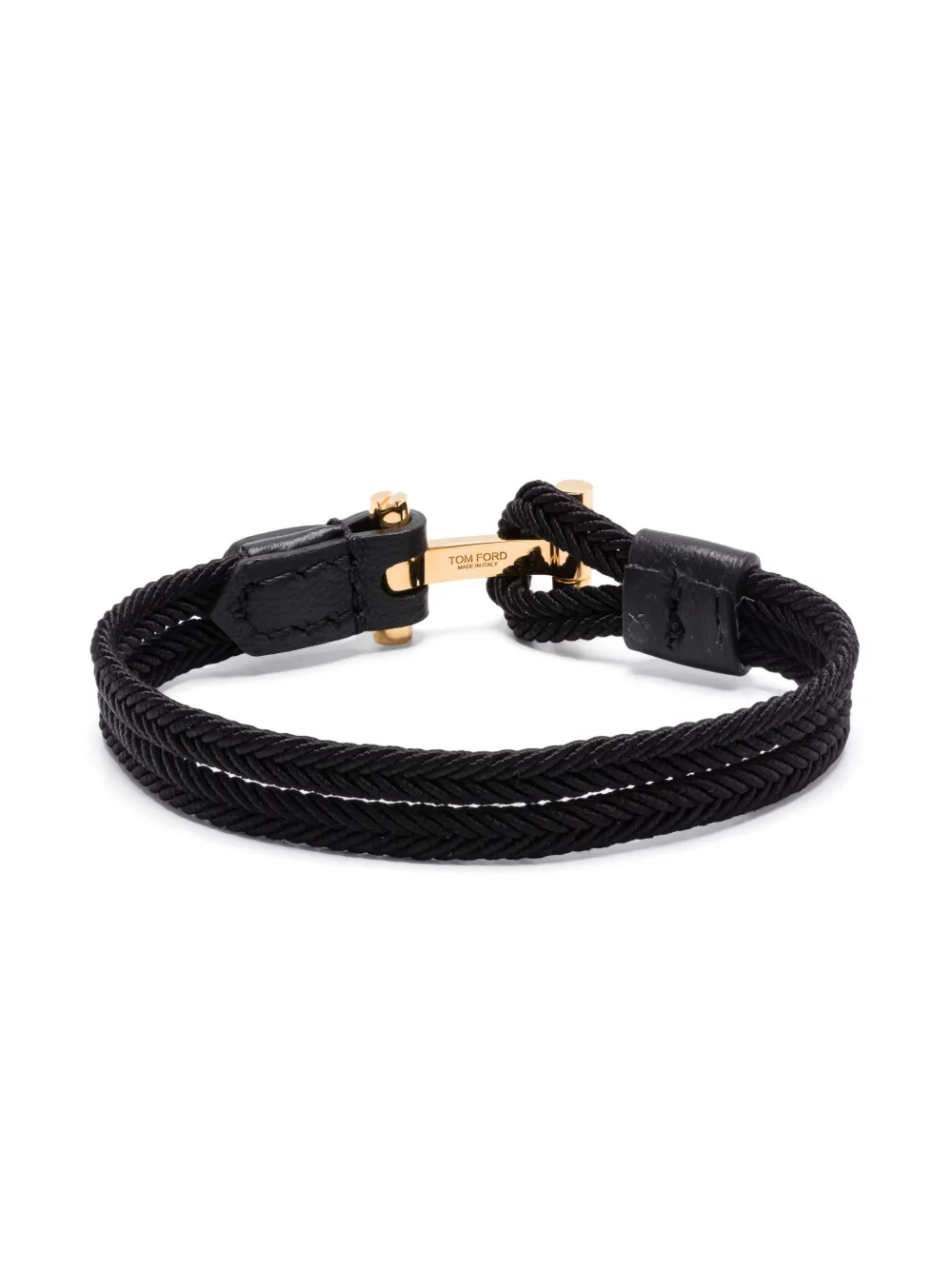 TOM FORD pulsera trenzada | negro | Image 1