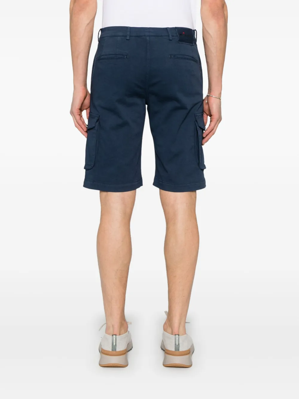 Kiton Cargo shorts Blauw