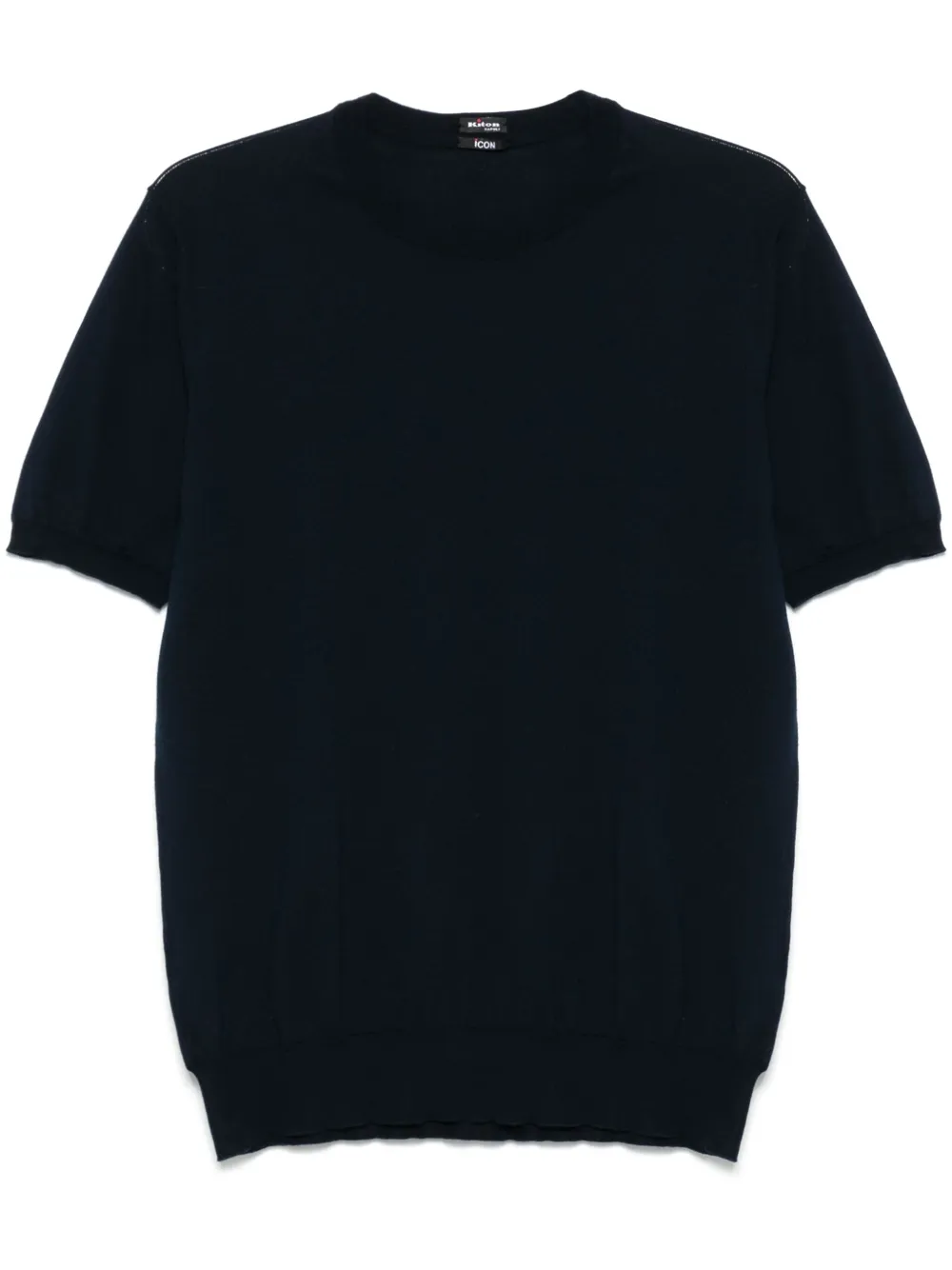 Kiton Katoenen T-shirt Blauw