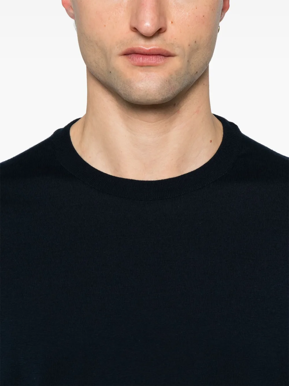 Kiton Katoenen T-shirt Blauw