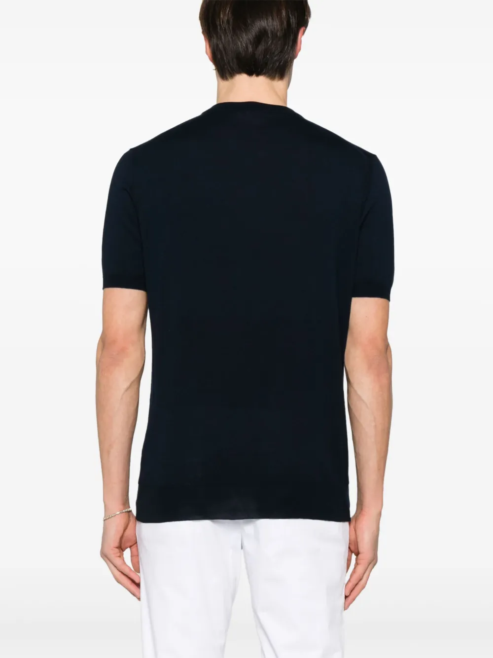 Kiton Katoenen T-shirt Blauw