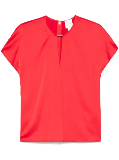 Calvin Klein logo-plaque blouse