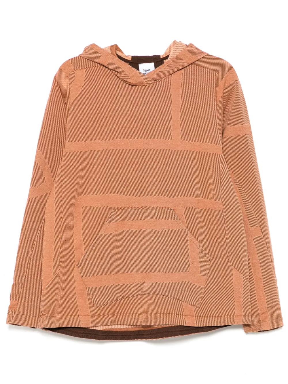 Stain Shade cotton hoodie | Orange | Image 1