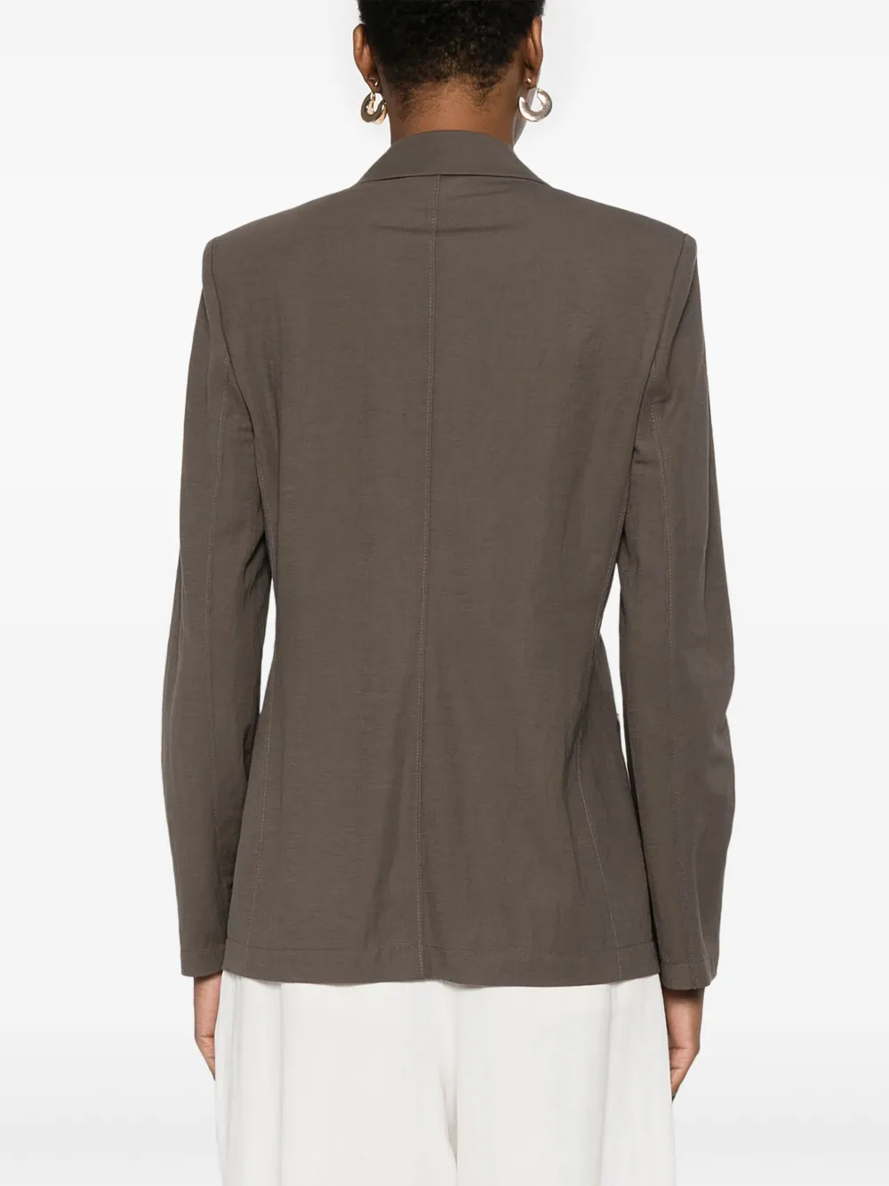 Harris Wharf London Blazer met dubbele rij knopen Grijs