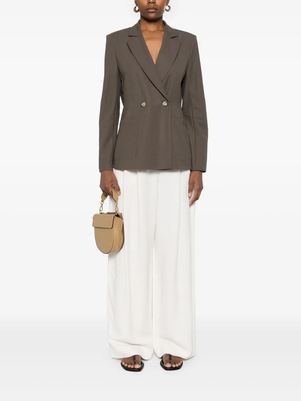 Harris Wharf London double-breasted blazer - Grijs