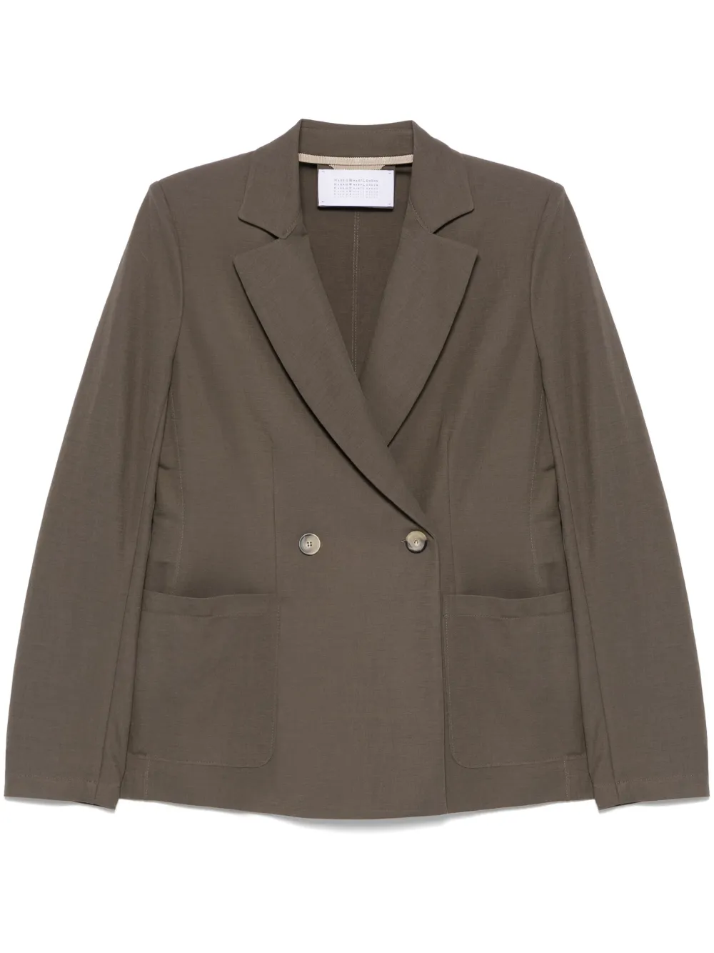 Harris Wharf London Blazer met dubbele rij knopen Grijs