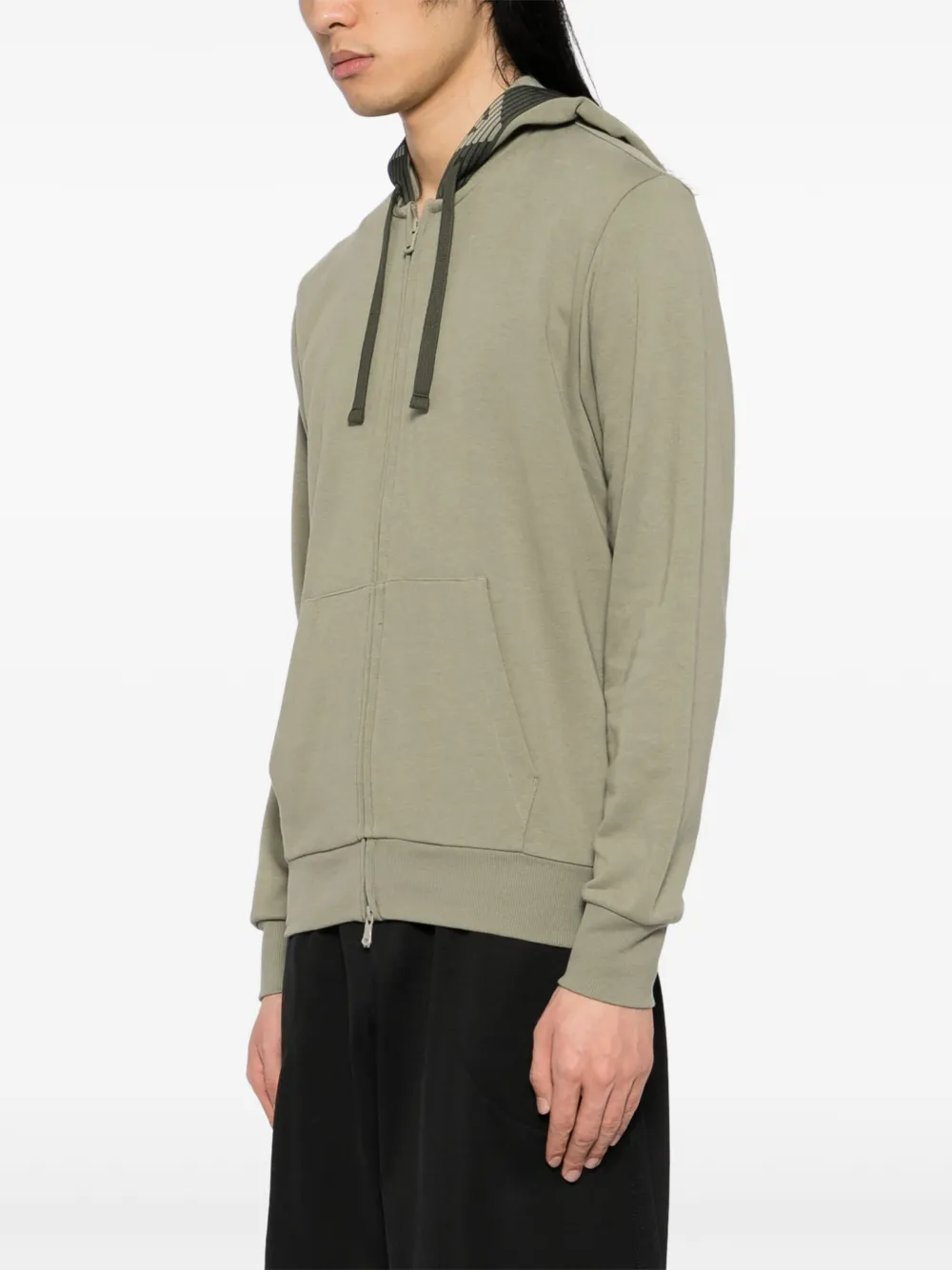 Emporio Armani Hoodie met rits Groen