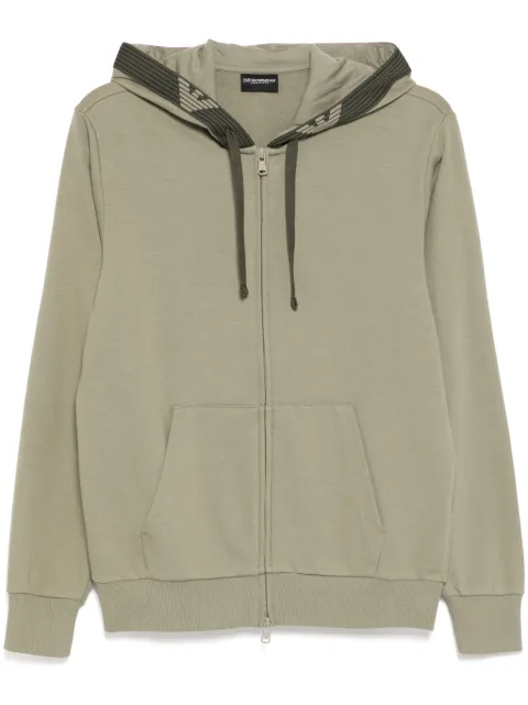 Emporio Armani zipped hoodie