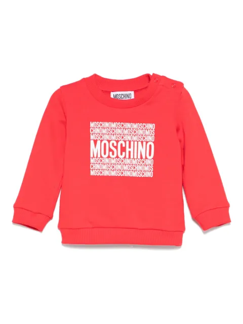 Moschino Kids logo-print sweatshirt