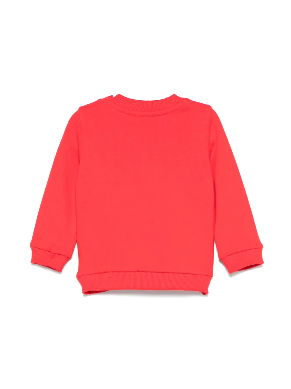 Moschino Kids Sweater met logoprint - Rood