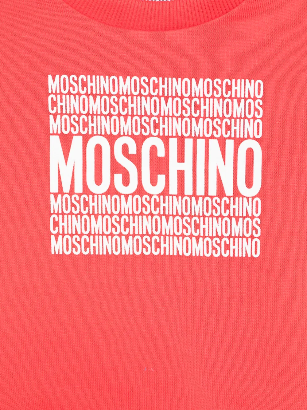 Moschino Kids Sweater met logoprint Rood