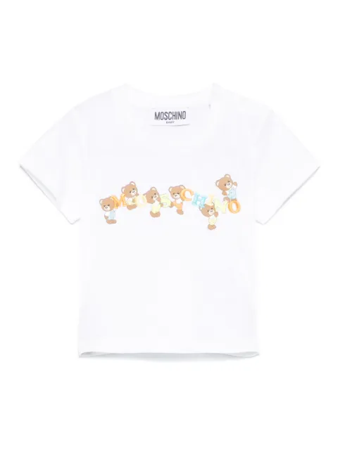 Moschino Kids t-shirt med broderad logotyp