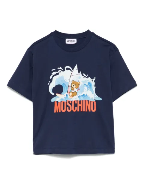 Moschino Kids تيشيرت بطبعة تيدي