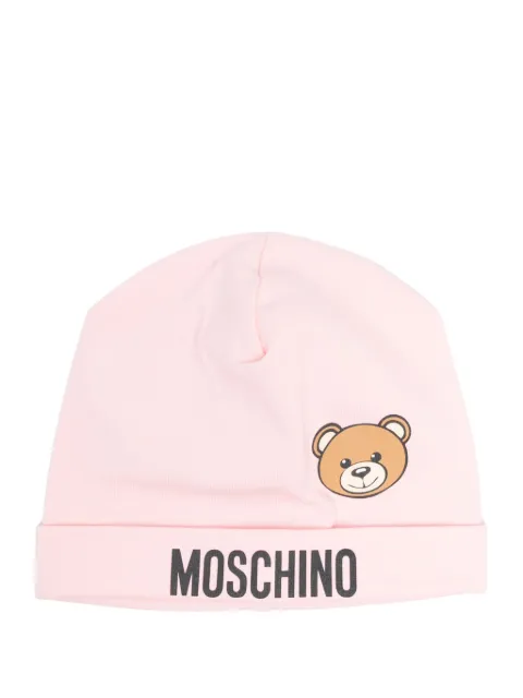 Moschino Kids Teddy Bear beanie hat