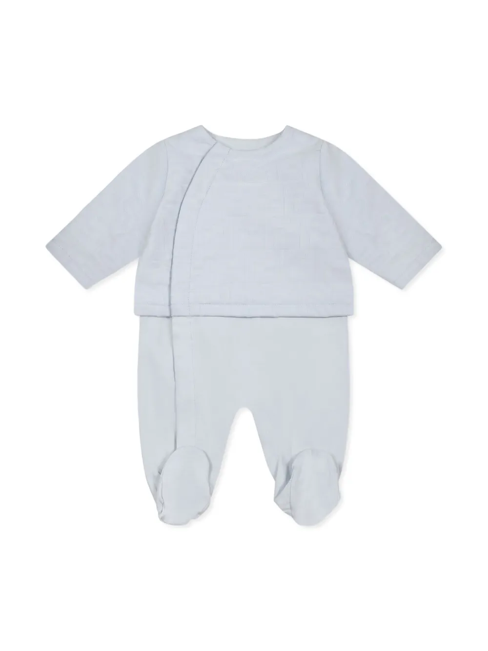 Fendi Kids embroidered-logo babygrown set | Babygrow Sets | Image 2