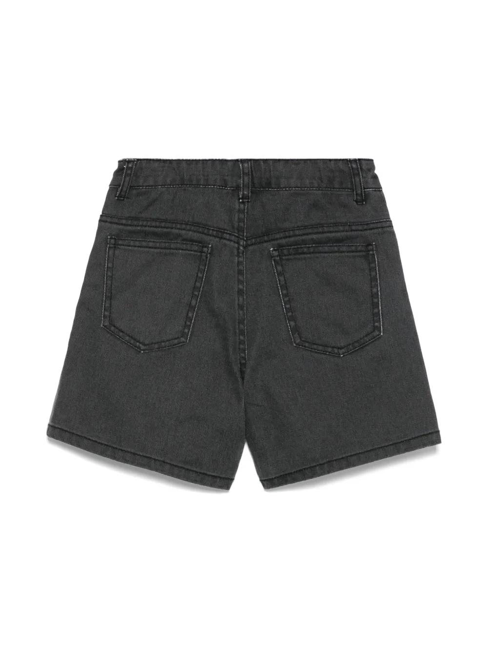 Moschino Kids Spijkershorts - Zwart