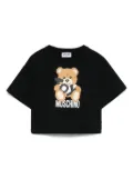 Moschino Kids Teddy Bear-print T-shirt - Black