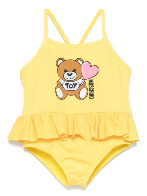 Moschino Kids Badeanzug mit Teddy-Print