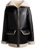 Bally shearling-lined jacket - Black