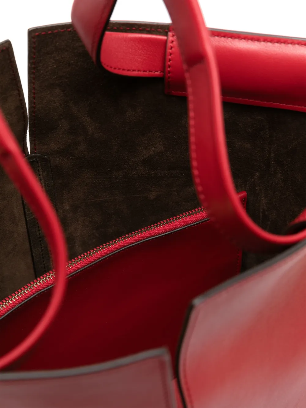 Tod's Di Bag Folio kleine shopper Rood