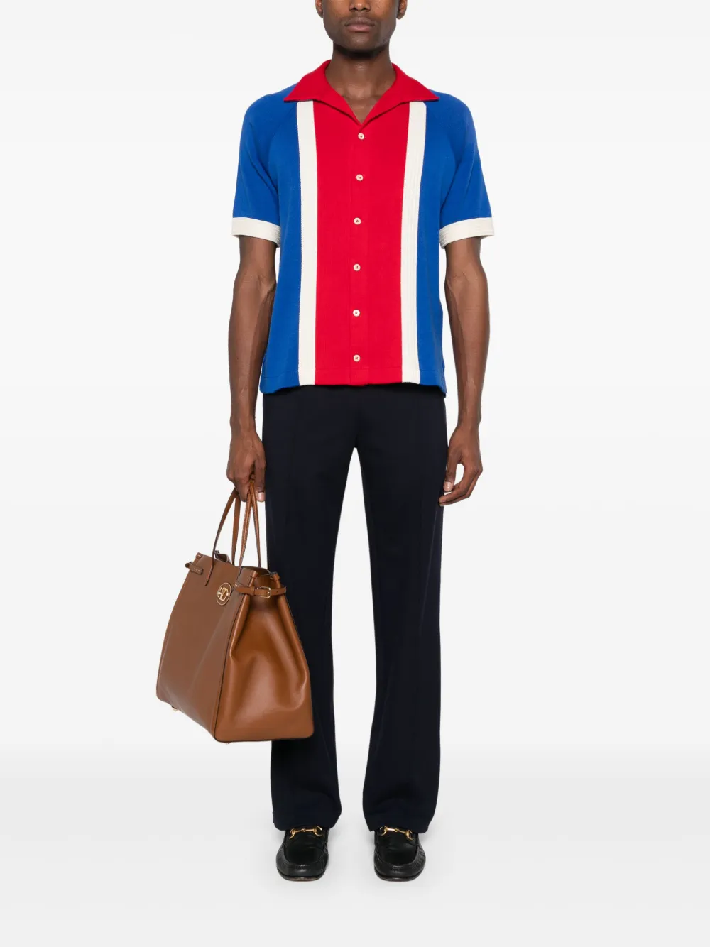 valentinogaravani Valentino Garavani Broek met contrasterende afwerking - Blauw