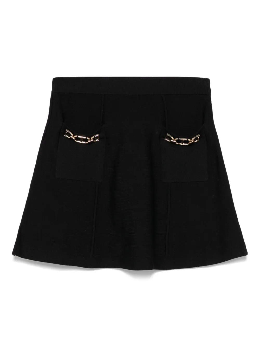 TWINSET Kids Oval T-plaque skirt | Black | Image 1