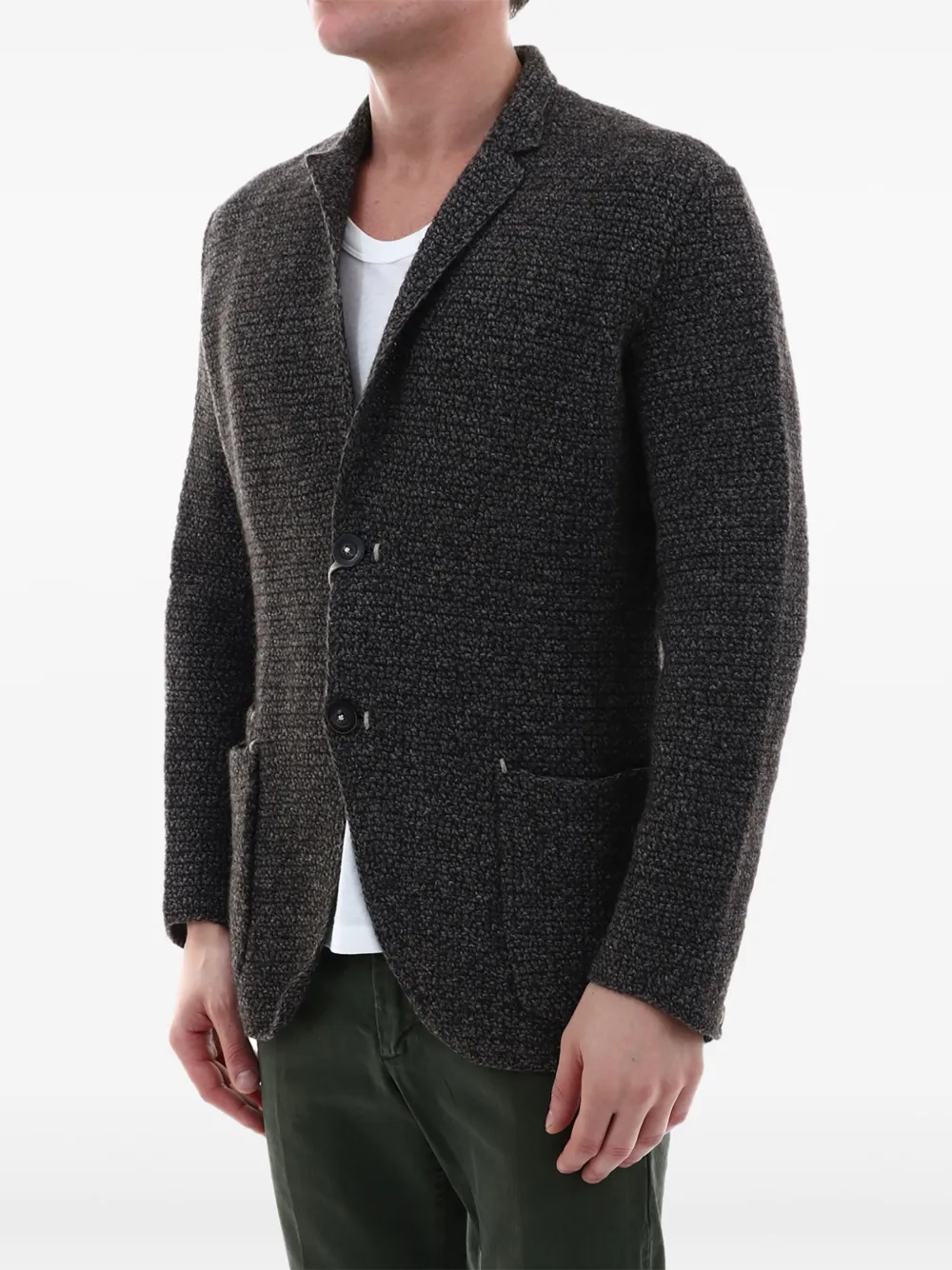 Se By Icho Nobutsugu Blazer in maglia - Grigio