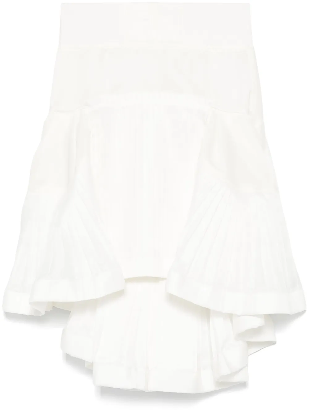 Sacai Mini-plooirok Wit