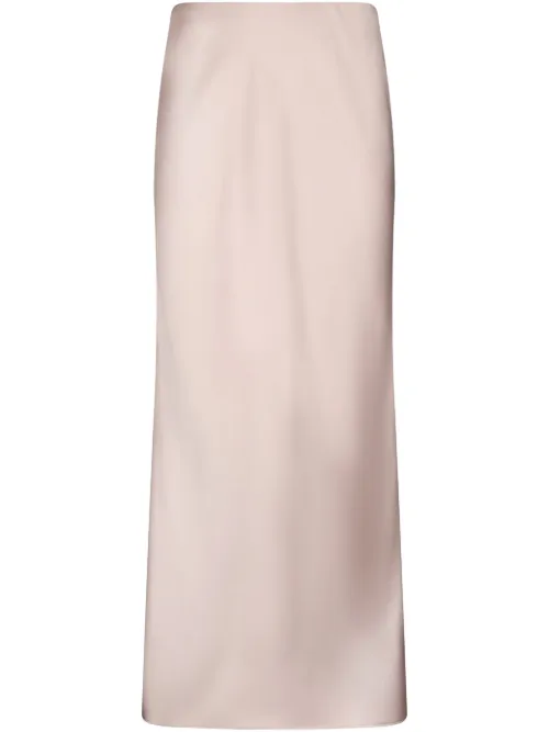 LIU JO jupe longue en satin - Rose - LIU JO - Modalova