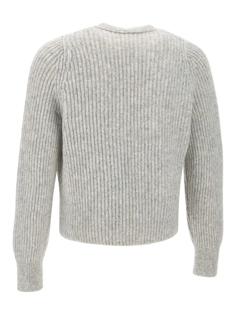 Closed V-neck jumper - Grijs
