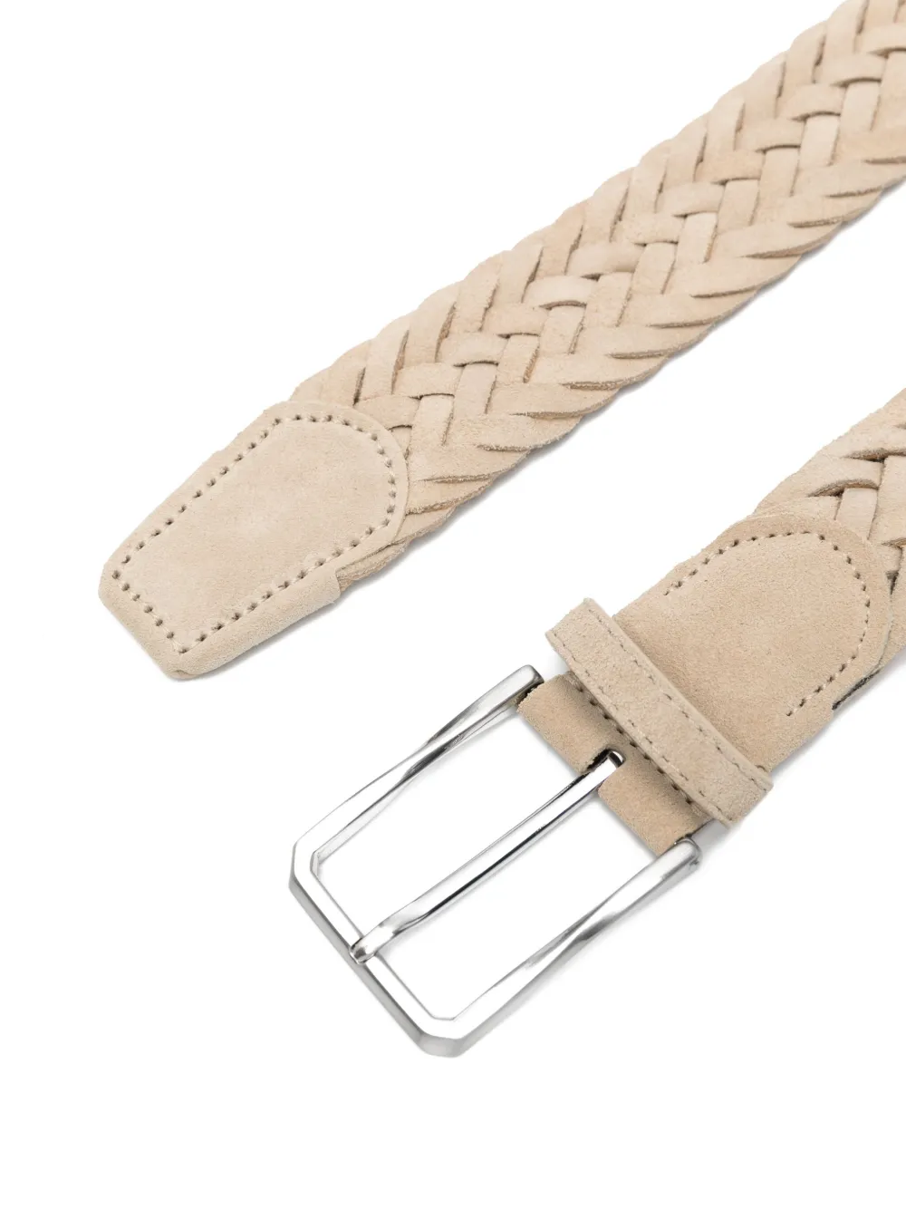 Canali Gevlochten riem - Beige