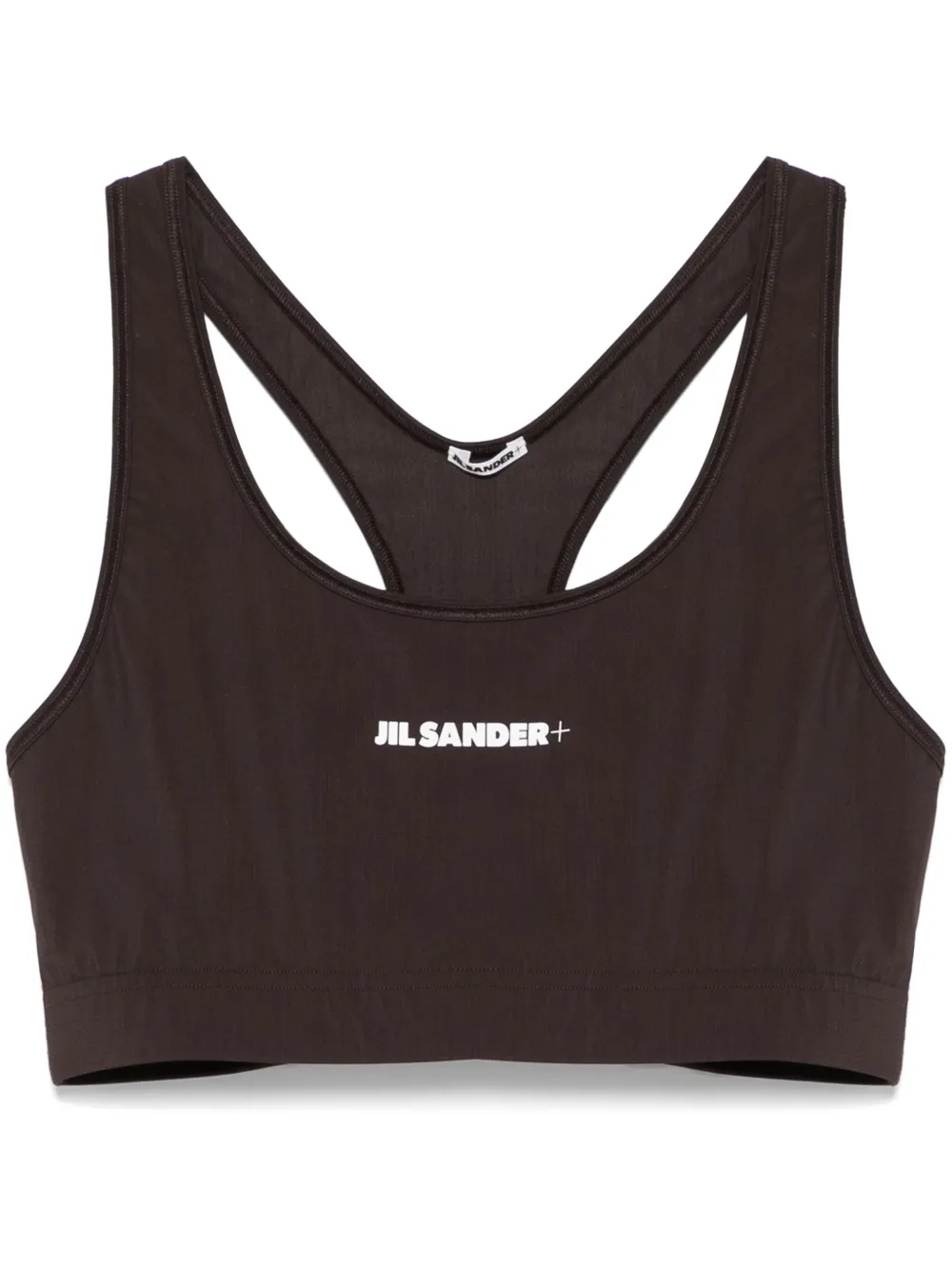 Jil Sander Sport-bh met logoprint Zwart