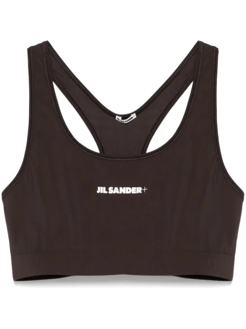 Jil Sander bra deportivo con logo estampado
