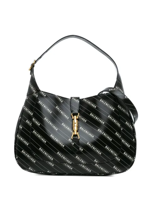 Gucci Pre-Owned 2021-2024 Balenciaga Medium Leather Hacker Project Jackie 1961 crossbody bag W3R97VKZMB029OMB - 0