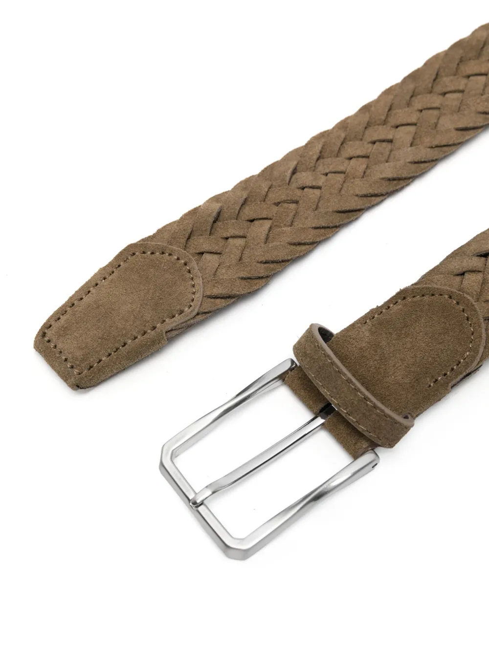 Canali Gevlochten riem - Groen