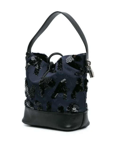 Louis Vuitton Pre-Owned 2014 Monogram Nylon NN14 Spotlight PM bucket bag K3CT12FYVNO70BRW - 2