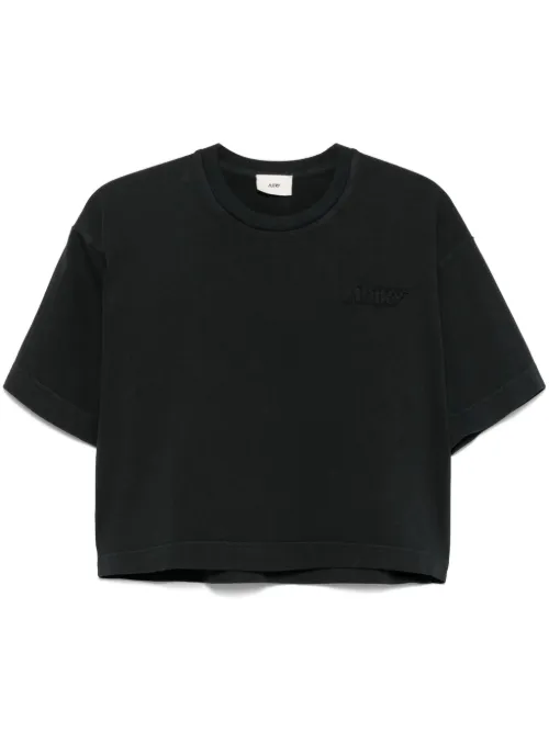 Autry t-shirt à coupe crop - Noir - Autry - Modalova