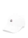Moncler Enfant cotton gabardine baseball cap - White