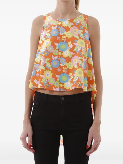 Jeremy Scott floral-print top