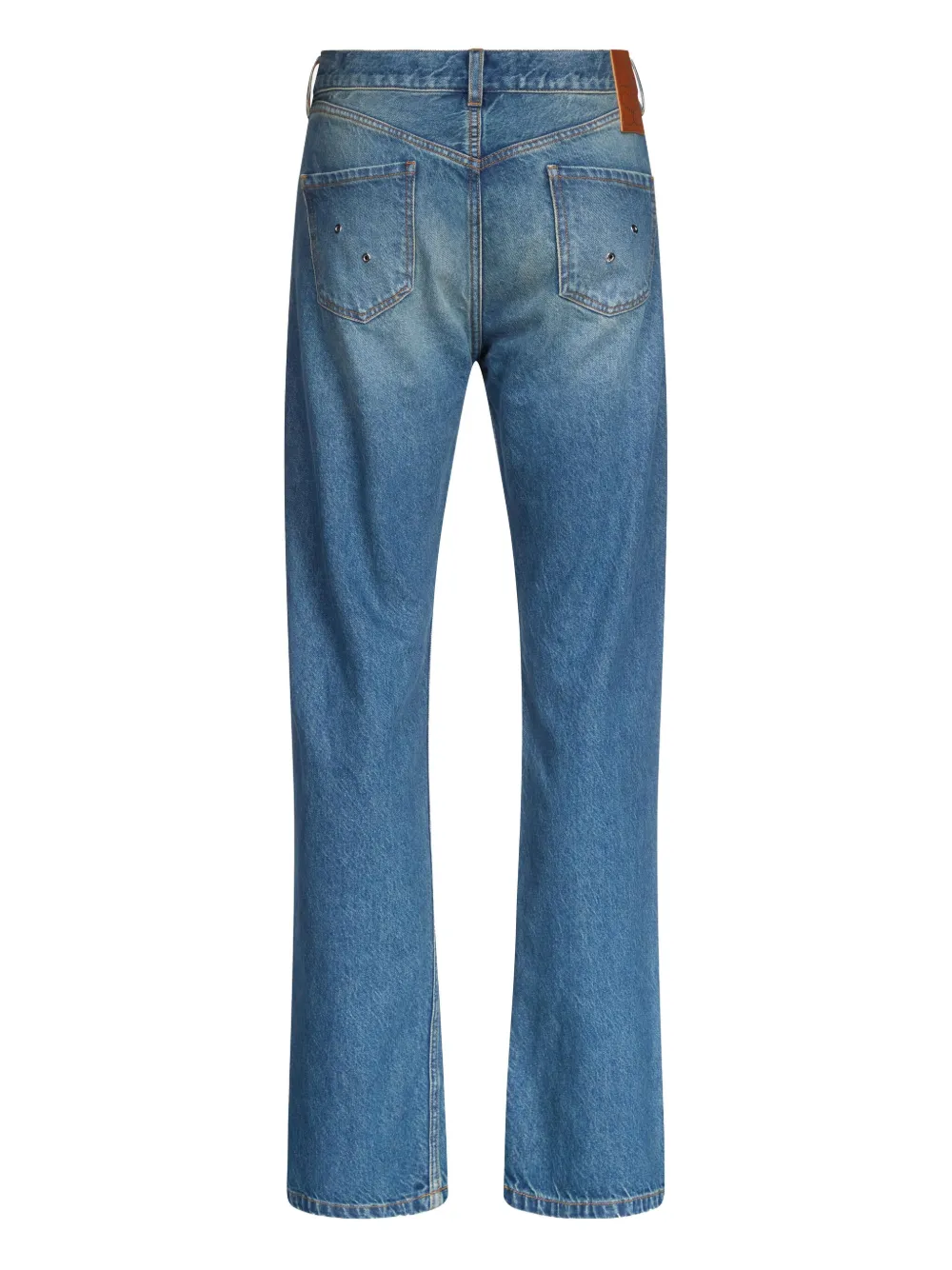ludovicdesaintsernin Ludovic de Saint Sernin Jeans verfraaid met ringlets - Blauw